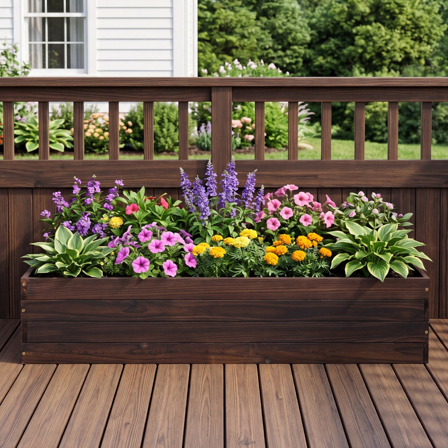 Elevated Wooden Garden Planter Box Bed Kit, Natural Raised Garden Beds at Gallery Canada