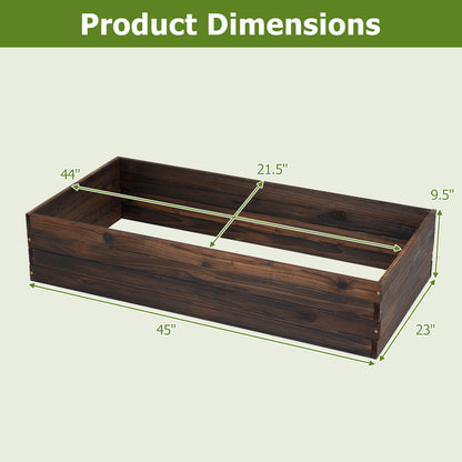 Elevated Wooden Garden Planter Box Bed Kit, Natural Raised Garden Beds at Gallery Canada