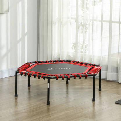45" Rebounder Trampoline, Quiet Bungee with LED Lights, Red Trampolines at Gallery Canada