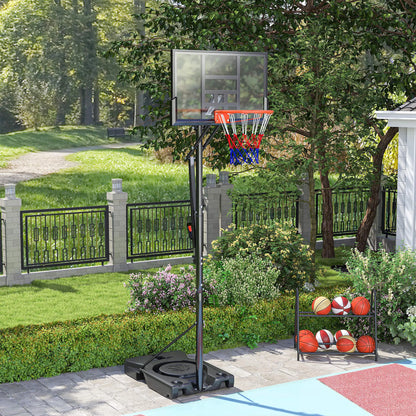Portable Basketball Hoop, 4.4-10ft with Wheels and 44.5" Backboard, for Teenagers Youth Adults Basketball at Gallery Canada