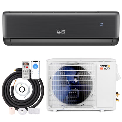 24000 BTU 21 SEER2 Climatiseur Mini-Split et Chauffage, Compatible Wifi, Gris