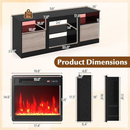 Entertainment Center for 65" TVs, Adjustable Shelf Entertainment Centers & TV Stands at Gallery Canada