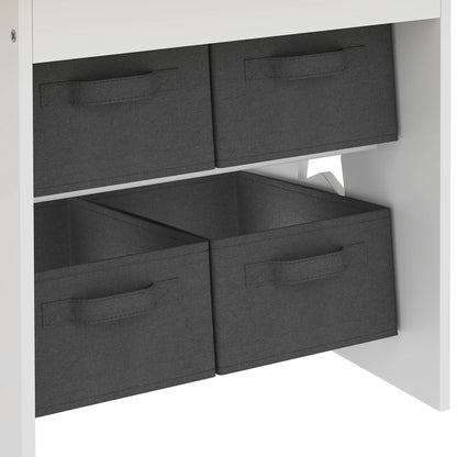 3 Piece Kids Table and Chair Set, 6 Removable Drawers, Natural Kids Table Sets at Gallery Canada