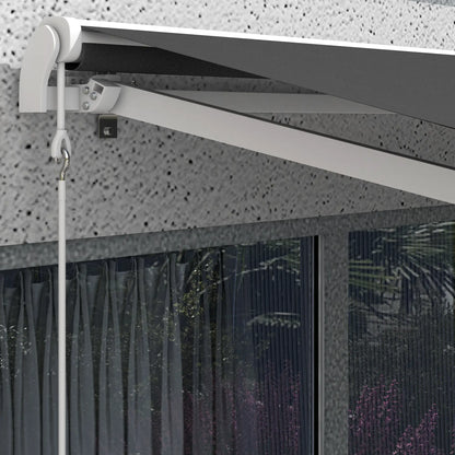 12'x10' Electric Retractable Awning, UV Protection, Grey Deck Awnings at Gallery Canada