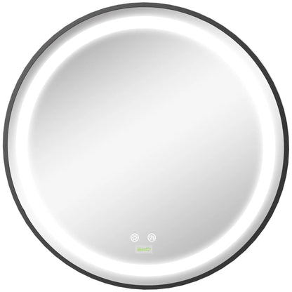 LED Bathroom Mirror, Dimmable Anti Fog, 3 Temperatures, 24 Inch, Color Wall Mirrors at Gallery Canada