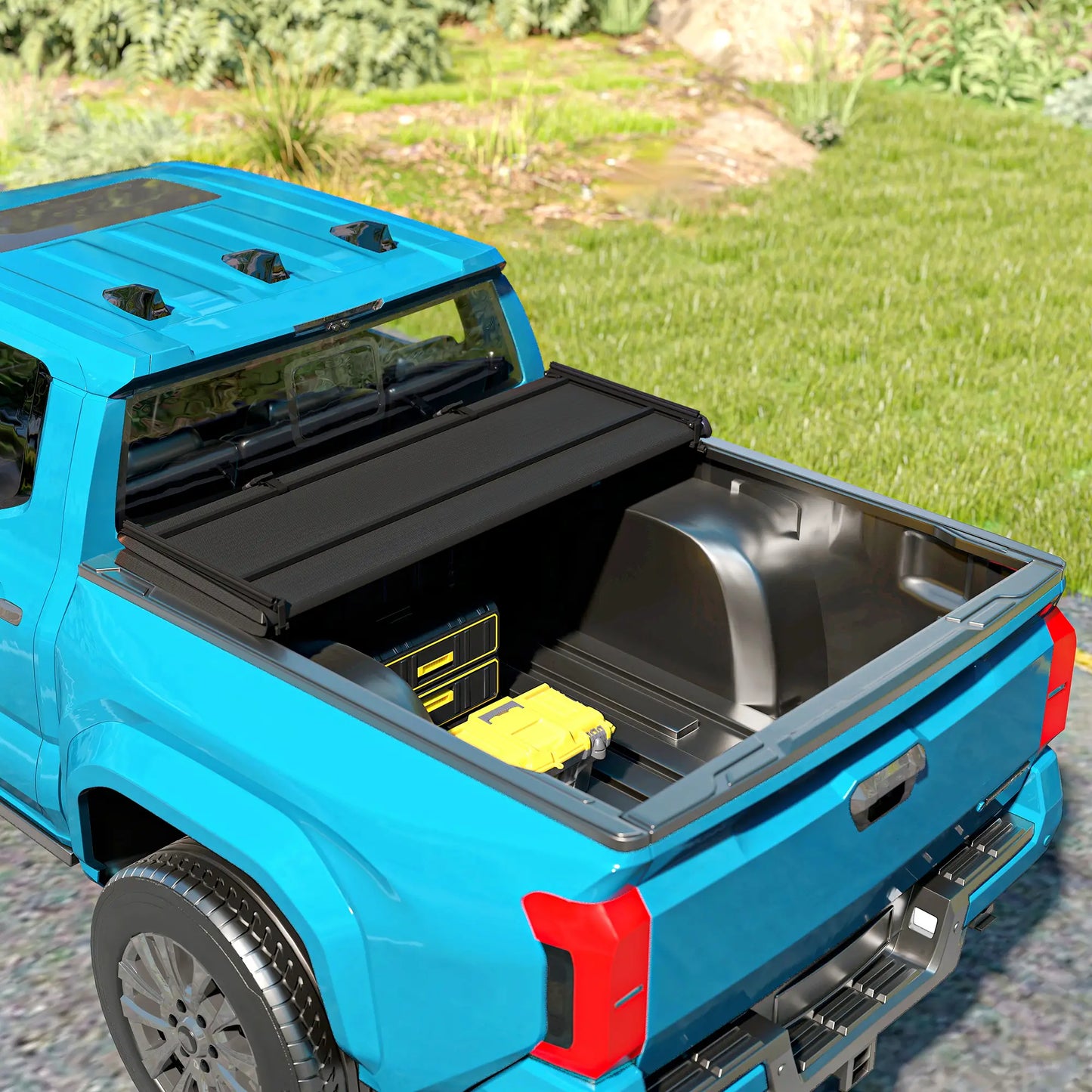 6.5ft Soft Tri-Fold Tonneau Cover, Black Automotive at Gallery Canada