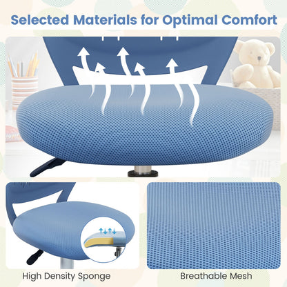 Ergonomic Children Study Chair, Adjustable Height, Blue Kids Chairs & Seating at Gallery Canada