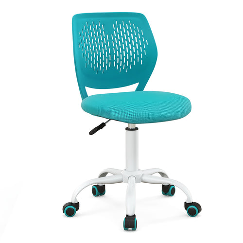 Adjustable Height Ergonomic Children Study Chair, Turquoise