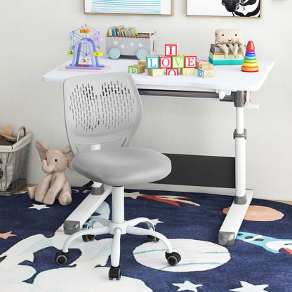 Ergonomic Children Study Chair, Adjustable Height, Gray Kids Chairs & Seating at Gallery Canada