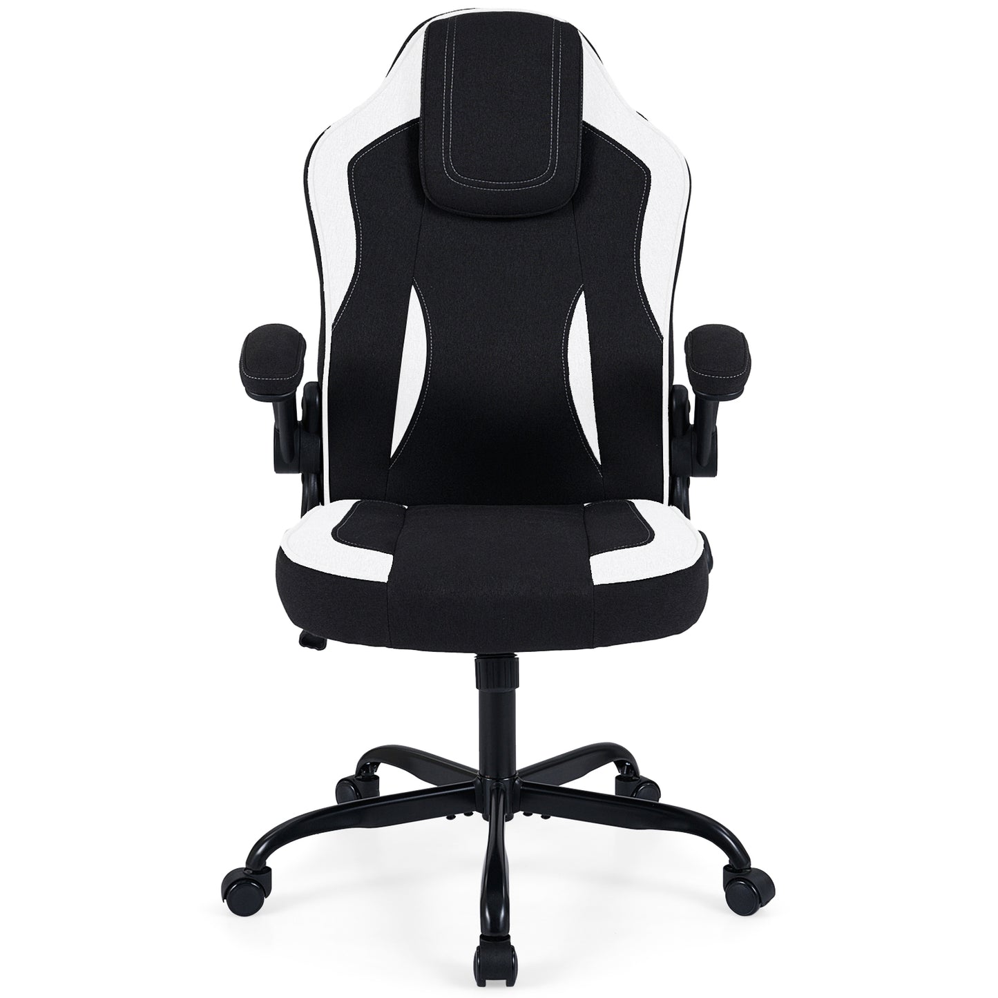 Ergonomic Computer Office Chair with 90° Flip-up Armrests, Black Ergonomic Chairs at Gallery Canada