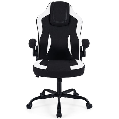 Ergonomic Computer Office Chair with 90° Flip-up Armrests, Black Ergonomic Chairs at Gallery Canada