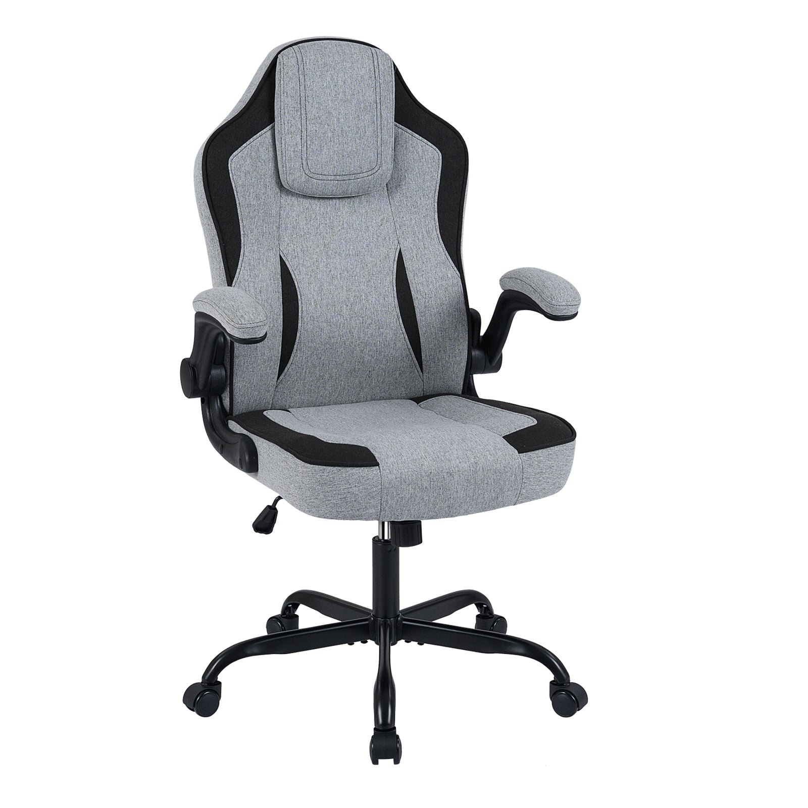 Ergonomic Computer Office Chair with 90° Flip-up Armrests, Gray Ergonomic Chairs at Gallery Canada