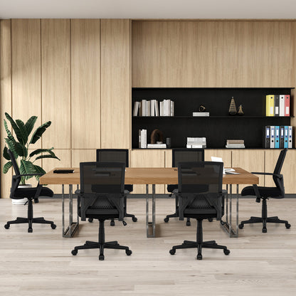 Ergonomic Desk Chair With Lumbar Support, Rocking Function, Black Mesh Chairs at Gallery Canada