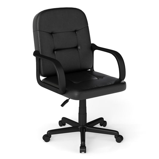 Ergonomic Office Chair, 360-Degree Wheels, Black Executive Chairs Black at Gallery Canada