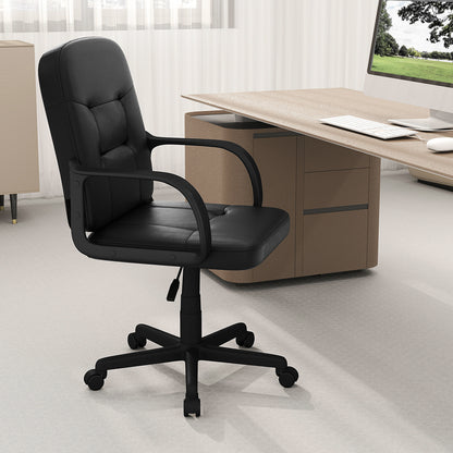 Ergonomic Office Chair, 360-Degree Wheels, Black Executive Chairs at Gallery Canada