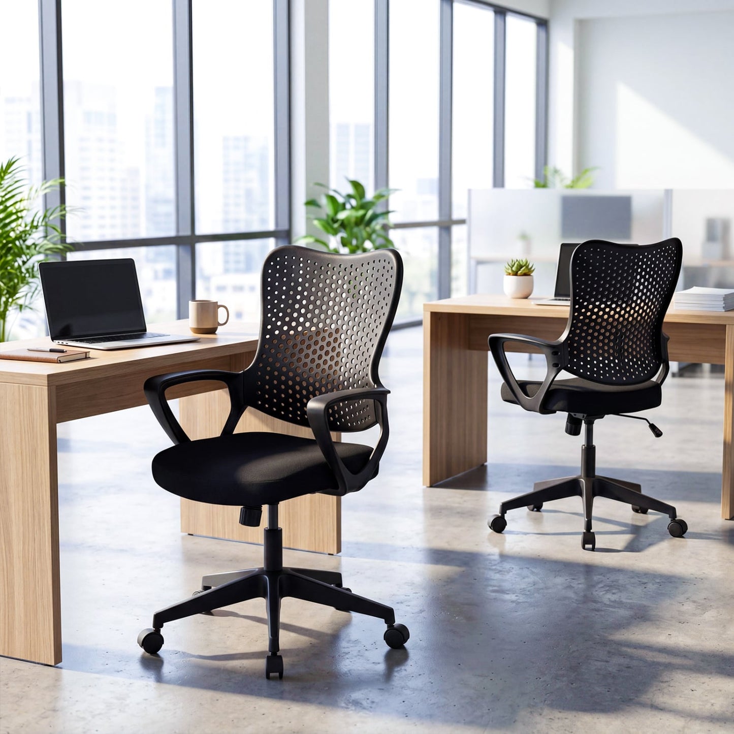 Ergonomic Office Chair, Adjustable Computer Desk Chair, Black Ergonomic Chairs at Gallery Canada