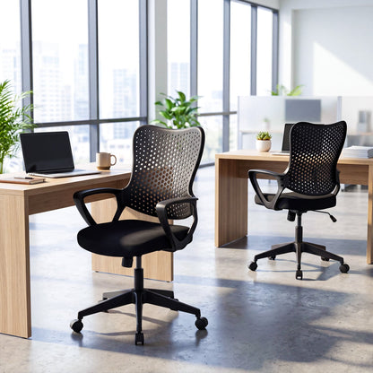 Ergonomic Office Chair, Adjustable Computer Desk Chair, Black Ergonomic Chairs at Gallery Canada