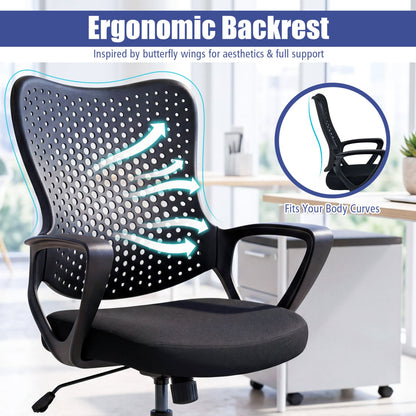 Ergonomic Office Chair, Adjustable Computer Desk Chair, Black Ergonomic Chairs at Gallery Canada
