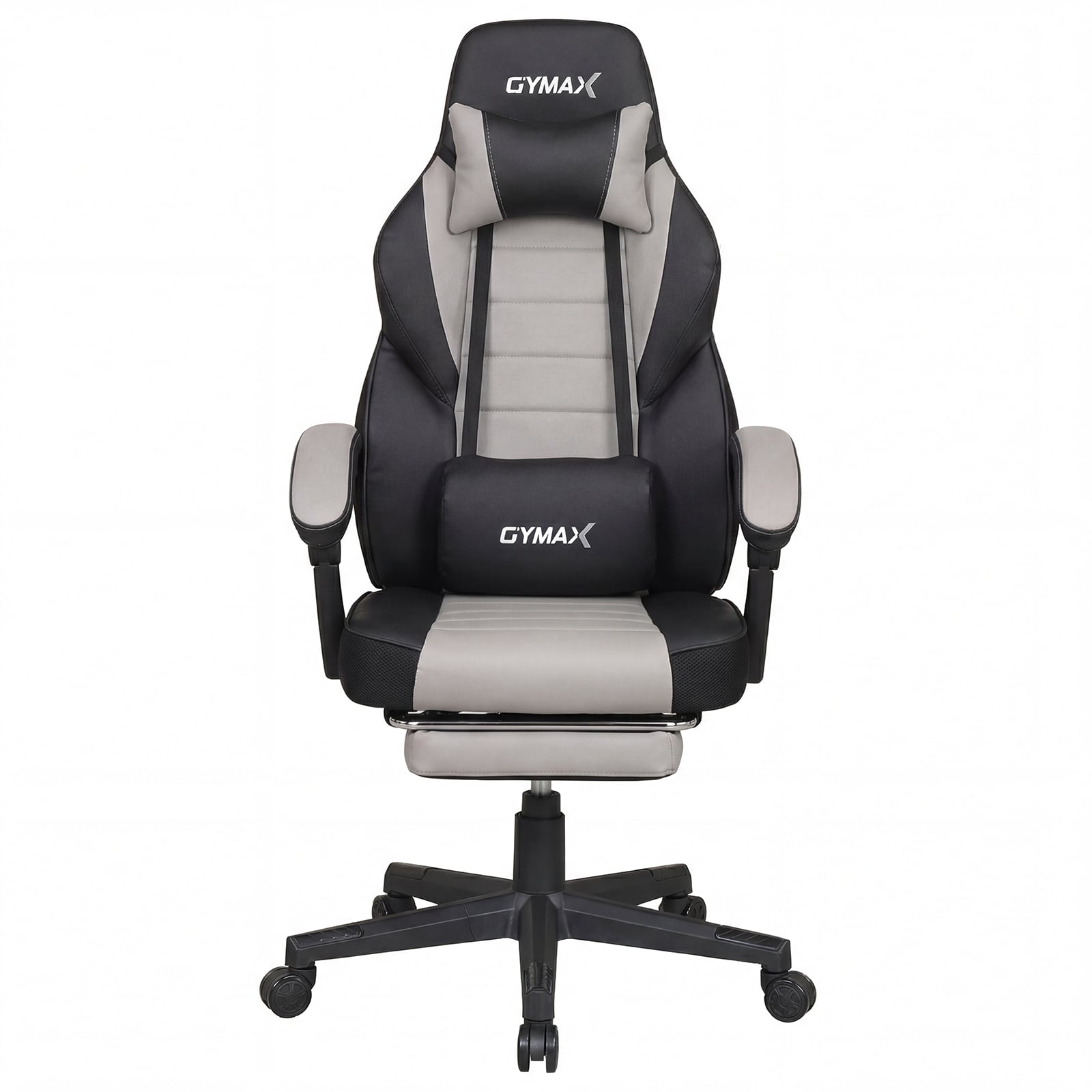 Ergonomic Gaming Chair With Headrest, Reclining Backrest, Gray Gaming Chairs Gray at Gallery Canada