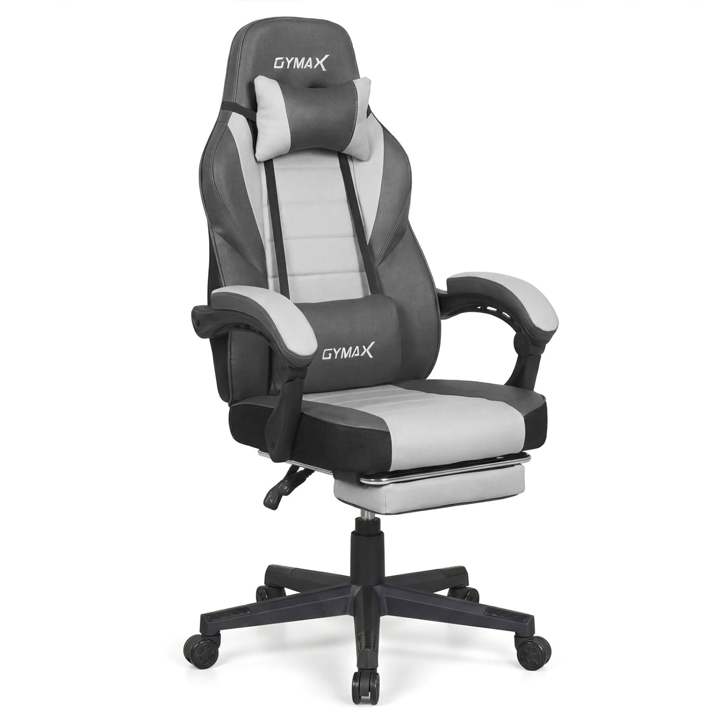 Ergonomic Gaming Chair With Headrest, Reclining Backrest, Gray Gaming Chairs at Gallery Canada