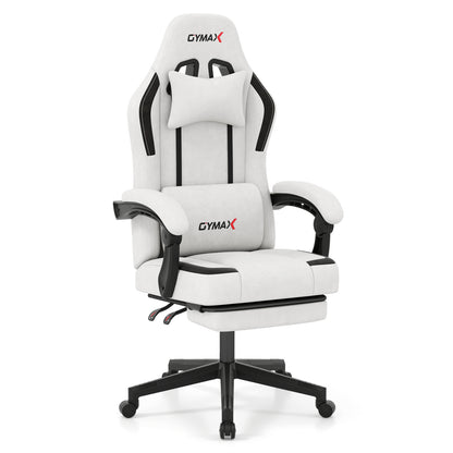 Ergonomic Video Game Chair With Headrest, Gray Gaming Chairs Gray at Gallery Canada