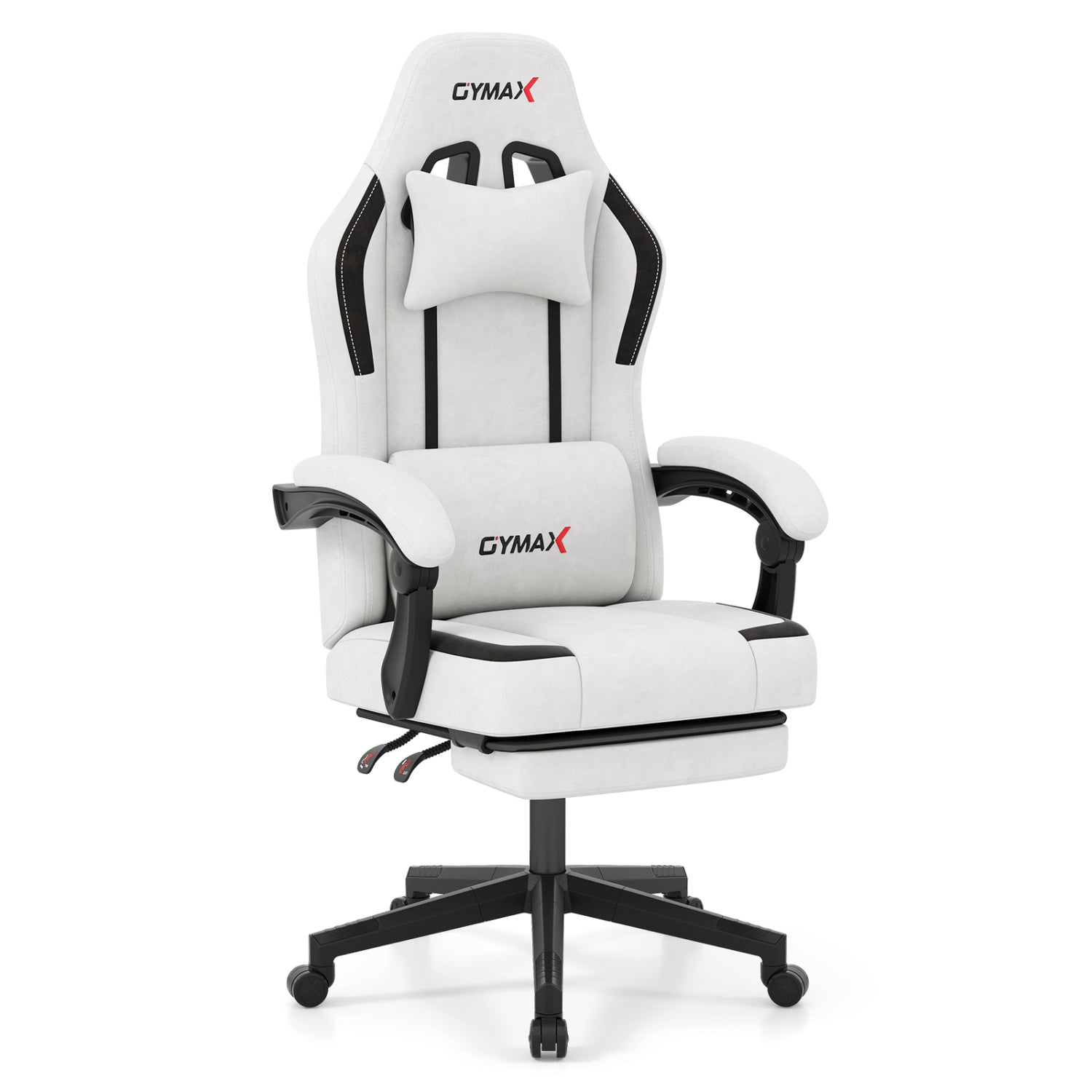 Ergonomic Video Game Chair With Headrest, Gray Gaming Chairs at Gallery Canada