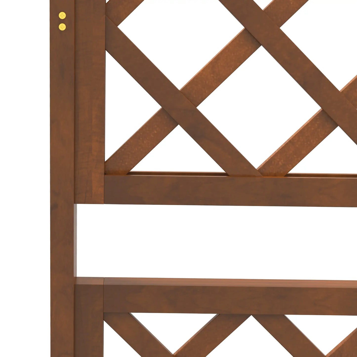 Wooden Planter with Trellis, Raised Garden Bed, Orange Raised Garden Beds at Gallery Canada