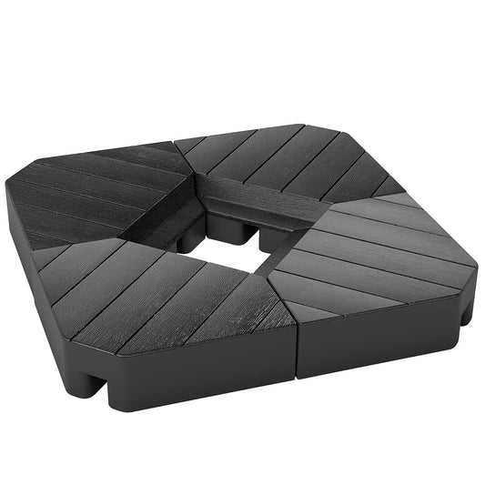 Offset Umbrella Base, 132 lb. Water or 176 lb. Sand Capacity, Black Umbrella Bases Black at Gallery Canada