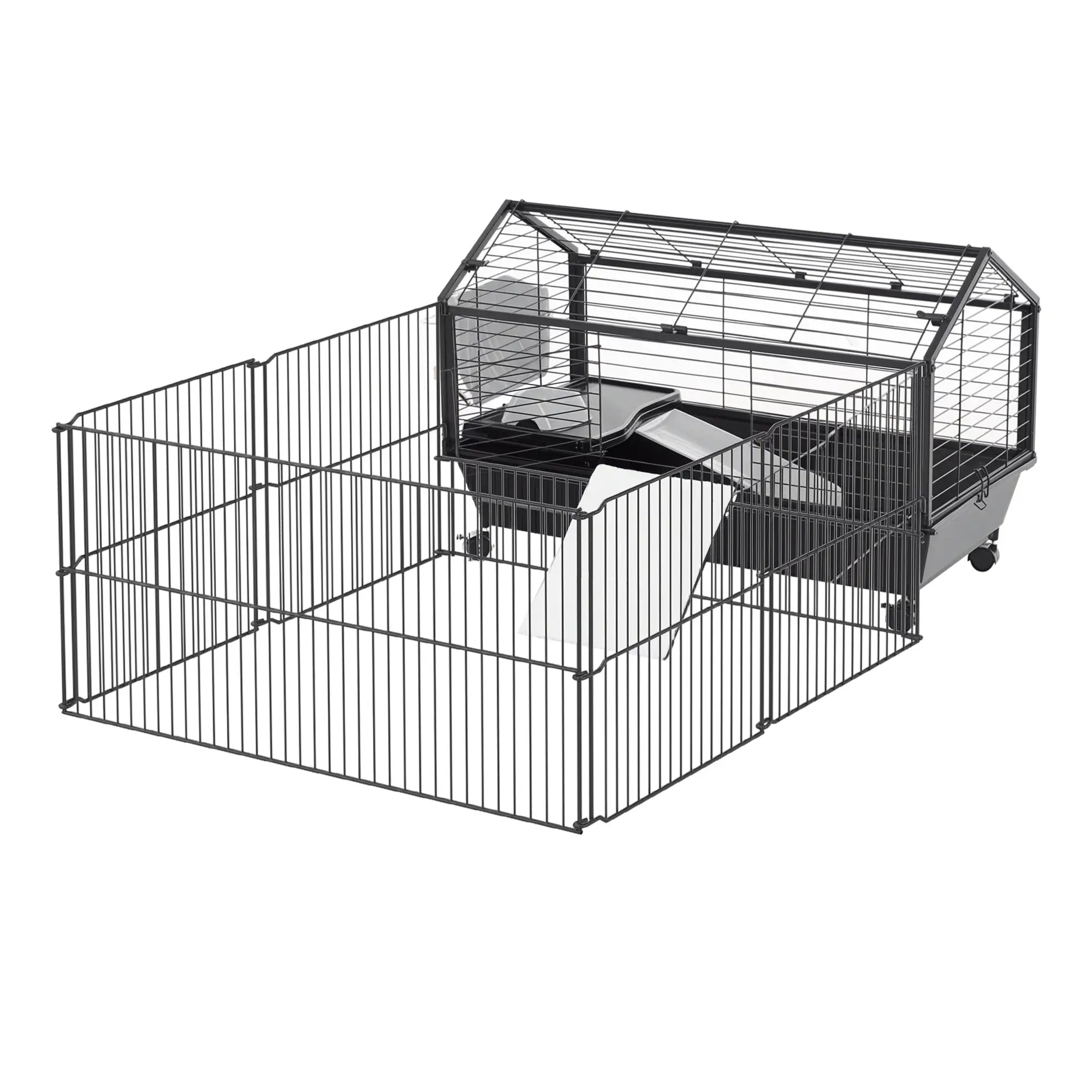 Metal Small Animal Cage, Rabbit Cage, 34.6