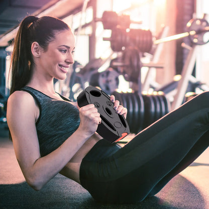 1-Inch Weight Plates, Barbell Weights Set, 2 x 22lbs + 2 x 11lbs Dumbbells & Barbells at Gallery Canada