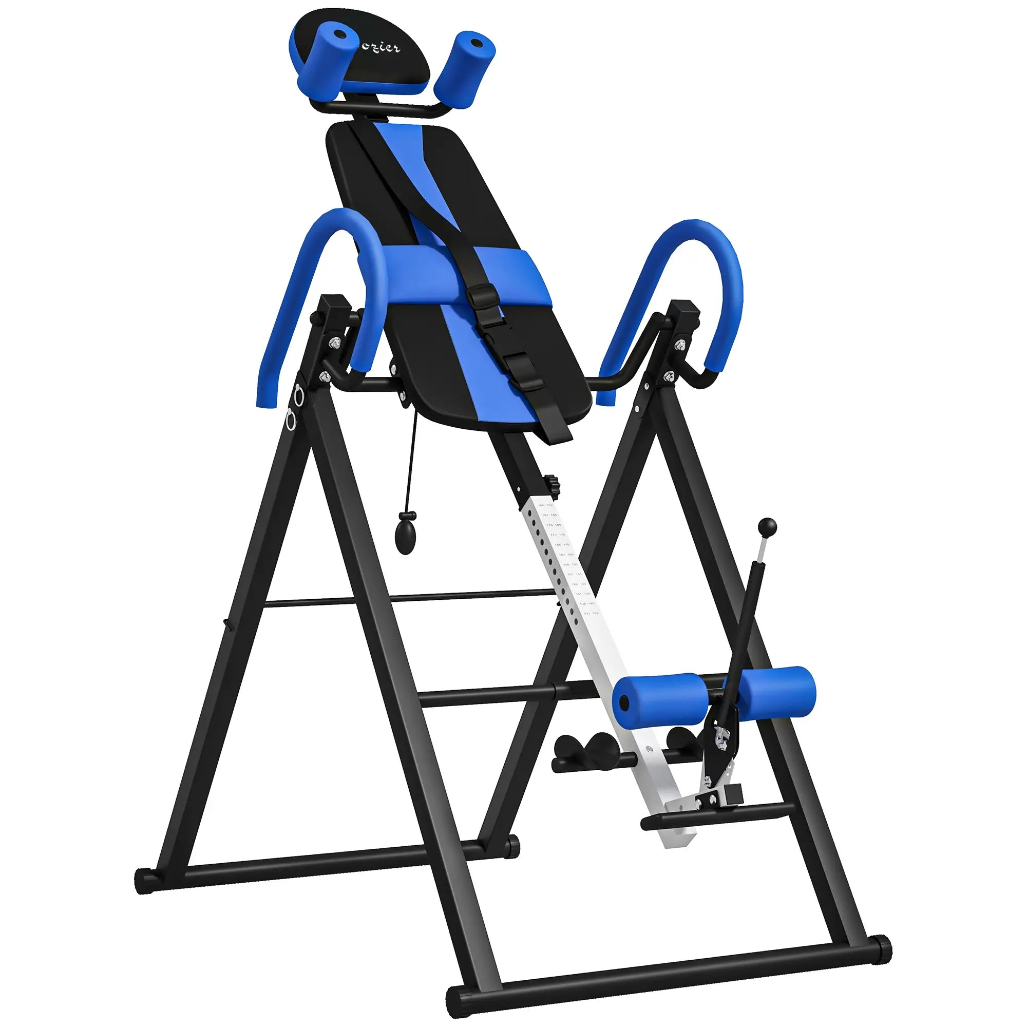 Folding Inversion Table, 20°/40°/60° Adjustable, with Safety Belt and Waist Pad for Back Pain Relief Strength Training Equipment at Gallery Canada