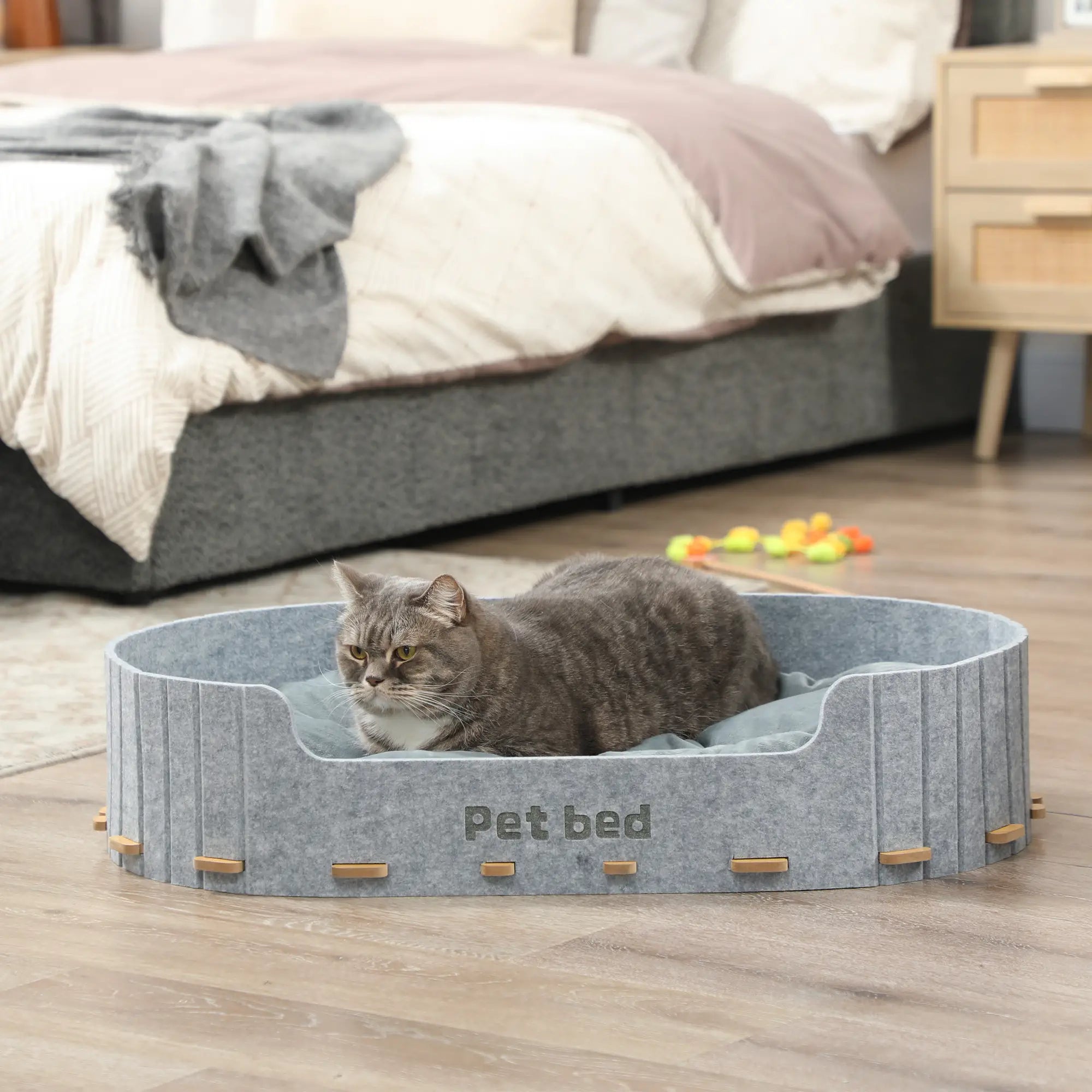 Washable Removable Cushion, Scratch-Resistant Cat Couch Sofa, Grey Dog Sofas at Gallery Canada