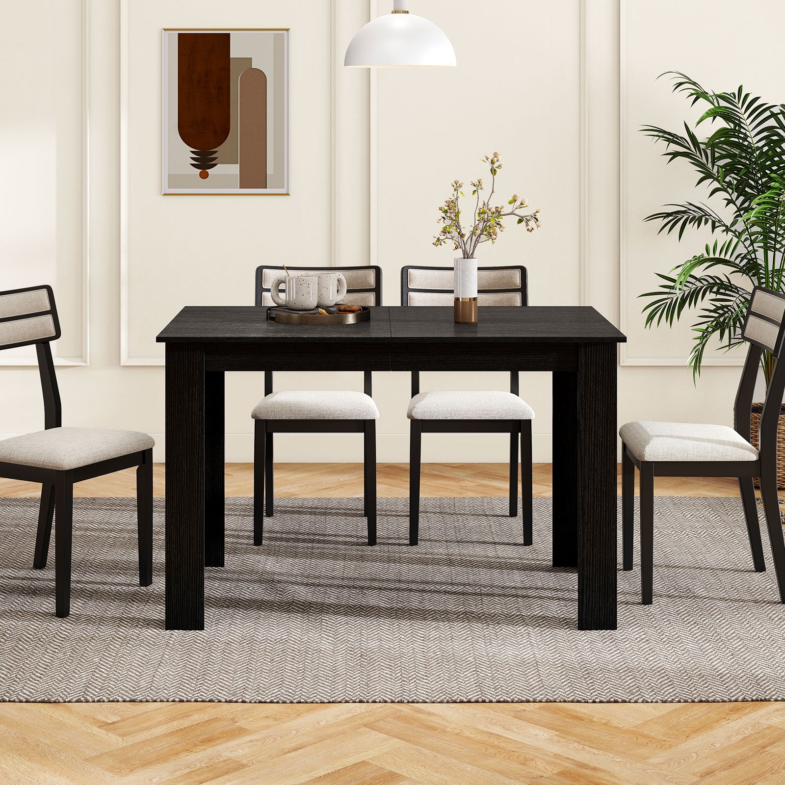 Extendable Dining Table for 4-8 People 47