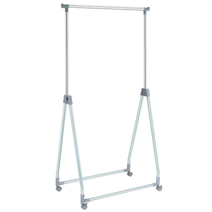 Extendable Foldable Heavy Duty Clothing Rack with Hanging Rod, Silver Clothing & Closet Storage at Gallery Canada