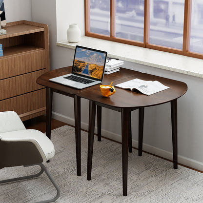 Extendable Oval Dining Table Set, 2 Half-Round Tables, Walnut Dining Tables at Gallery Canada