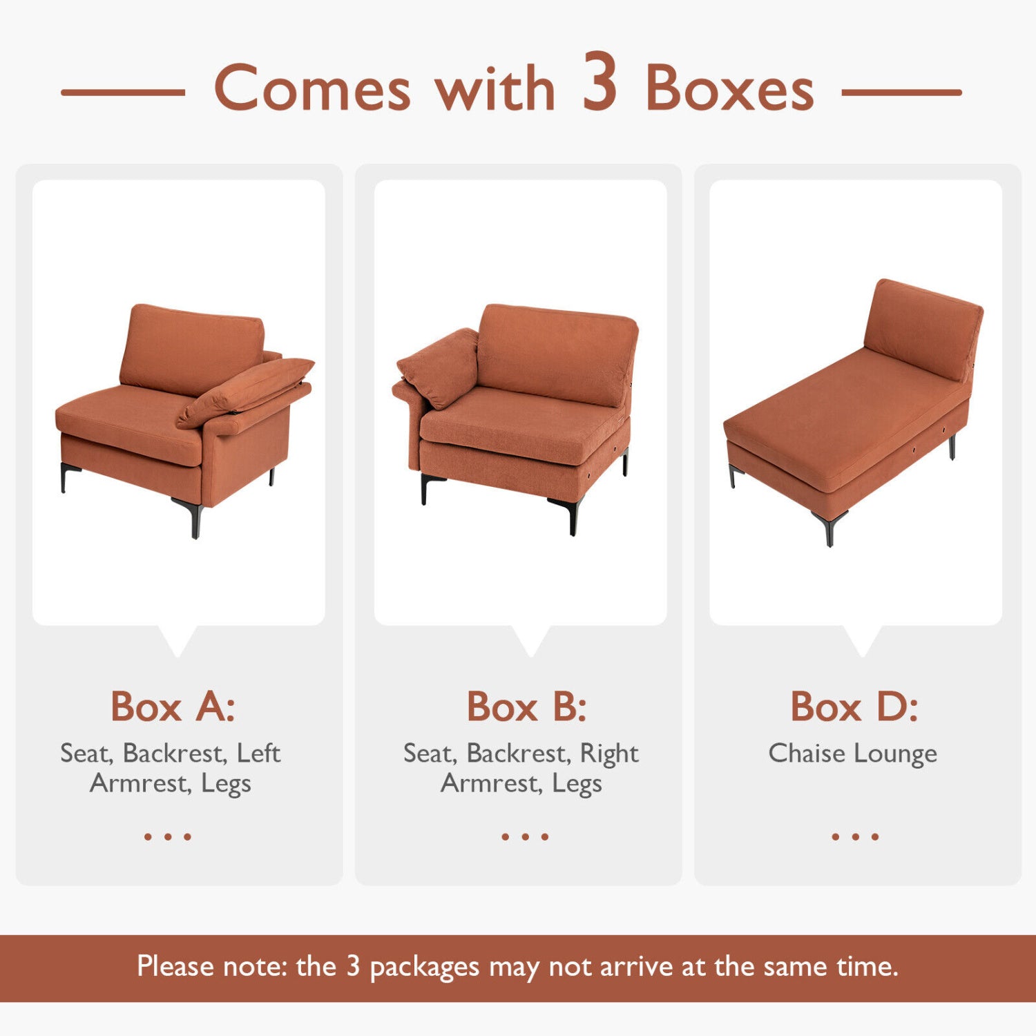 Extra Large Modular L-Shaped Sectional Sofa, Reversible Chaise, 4-5 People, Red Sofas & Loveseats at Gallery Canada