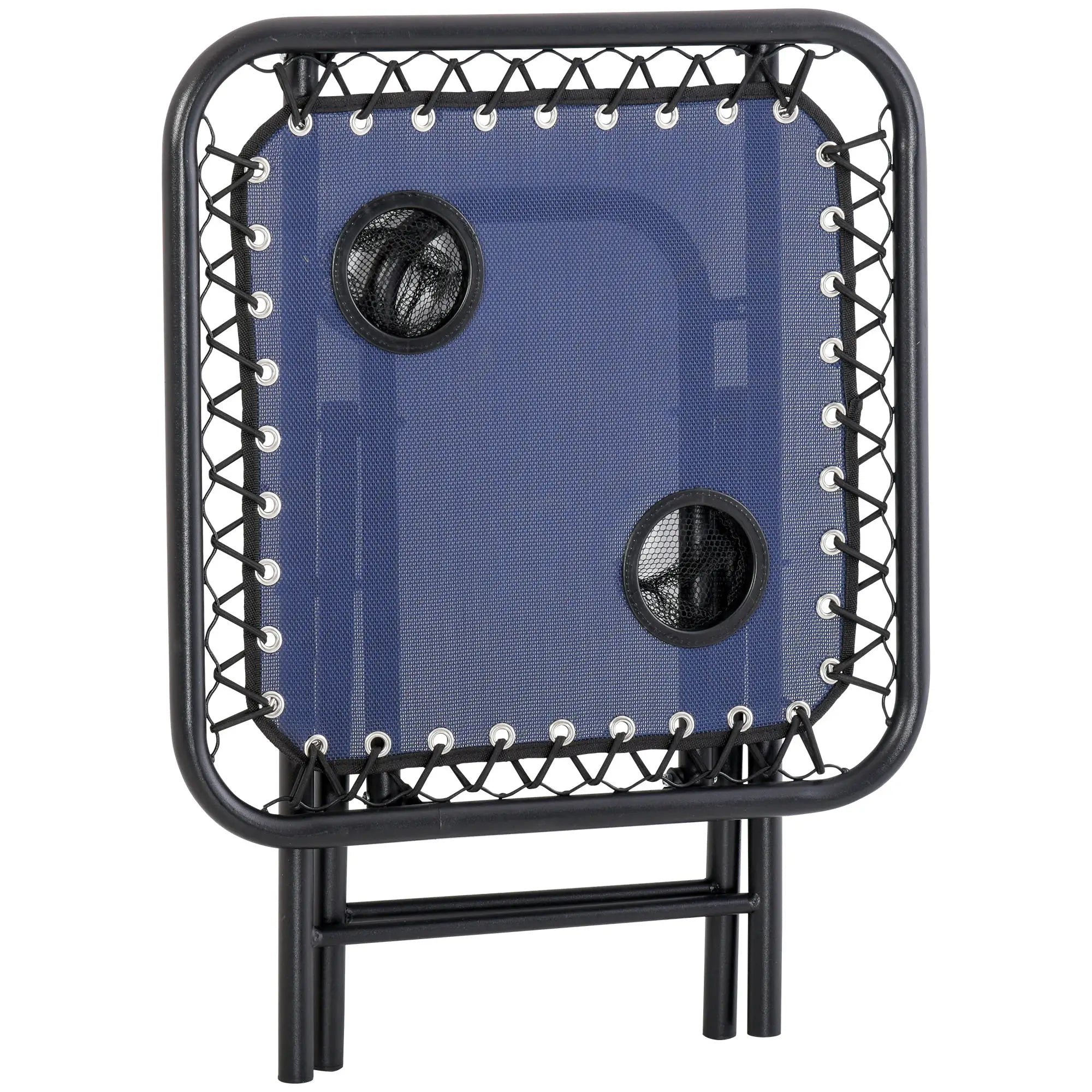 Zero Gravity Chair Set of 2, Patio Chair with Side Table, Blue Lounger Chairs at Gallery Canada