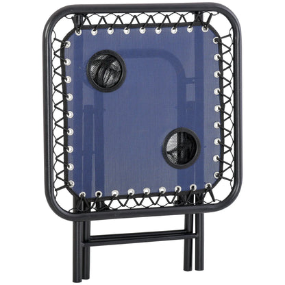 Zero Gravity Chair Set of 2, Patio Chair with Side Table, Blue Lounger Chairs at Gallery Canada