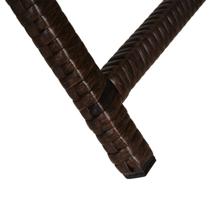 Wicker Patio Lounger, Outdoor S Shape Recliner, 5-Level Adjustable Backrest, Cream White Chaise Loungers at Gallery Canada