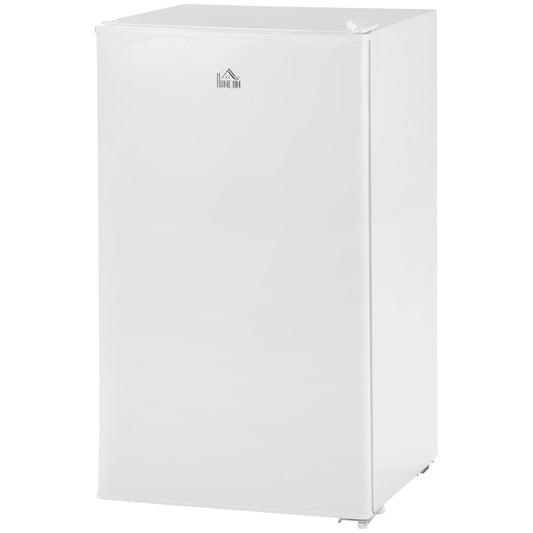 Compact Refrigerator, Mini Fridge with Freezer, Adjustable Shelf, Mechanical Thermostat and Reversible Door, White - Gallery Canada