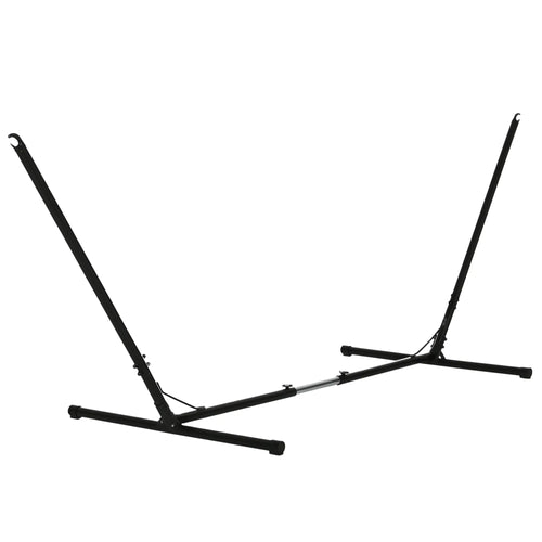 Adjustable Hammock Stand, Fits 10-13 ft, 264lbs Capacity, Black