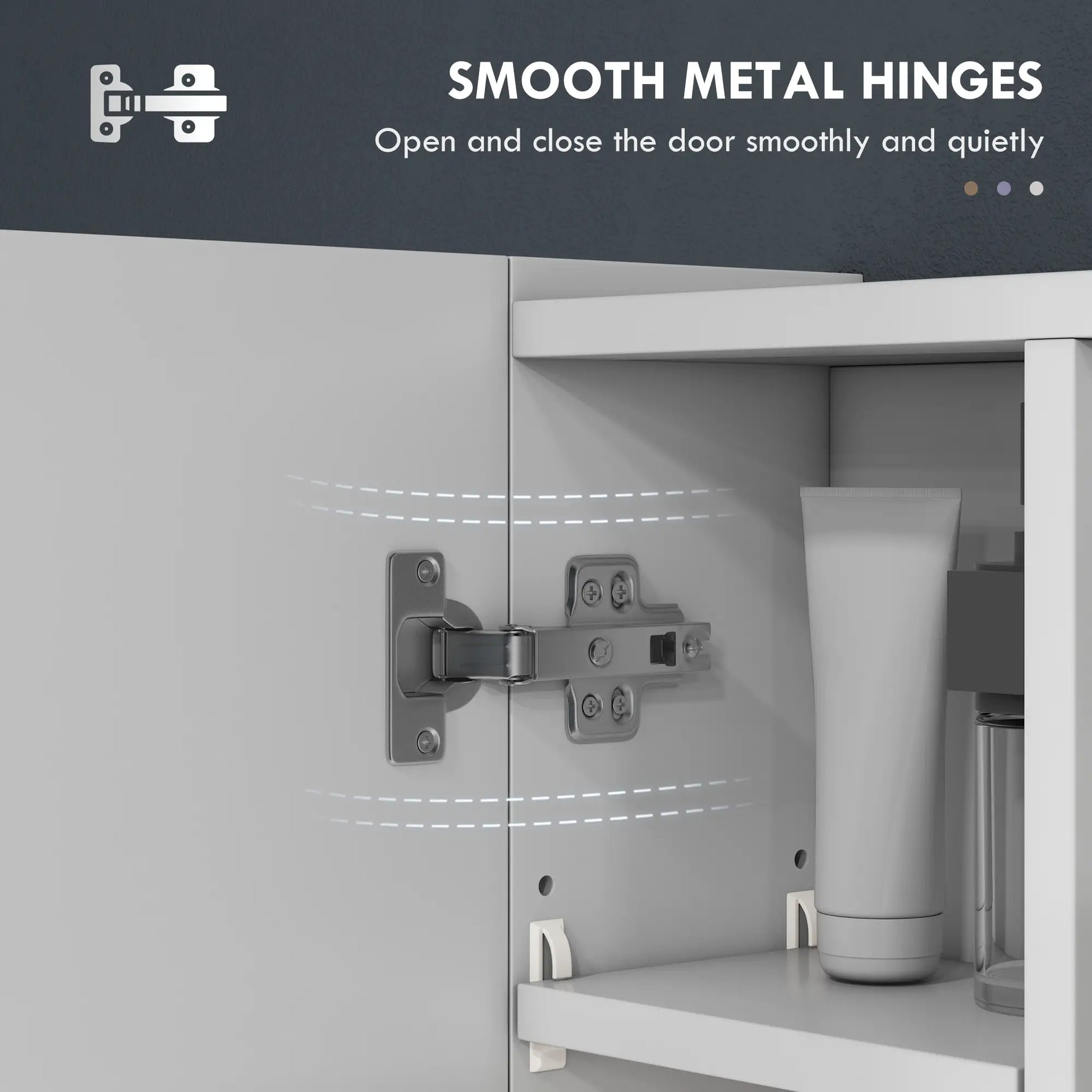 Wall Mounted Medicine Cabinet with Mirror, Adjustable Shelves, White Mirror Medicine Cabinets at Gallery Canada