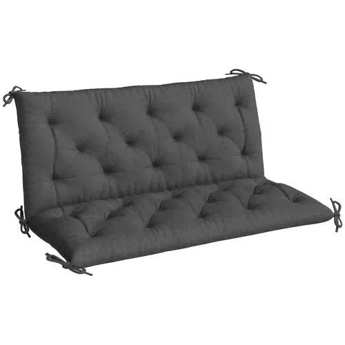 2 Seater Garden Bench Cushion, Thick Outdoor Non-Slip, 47