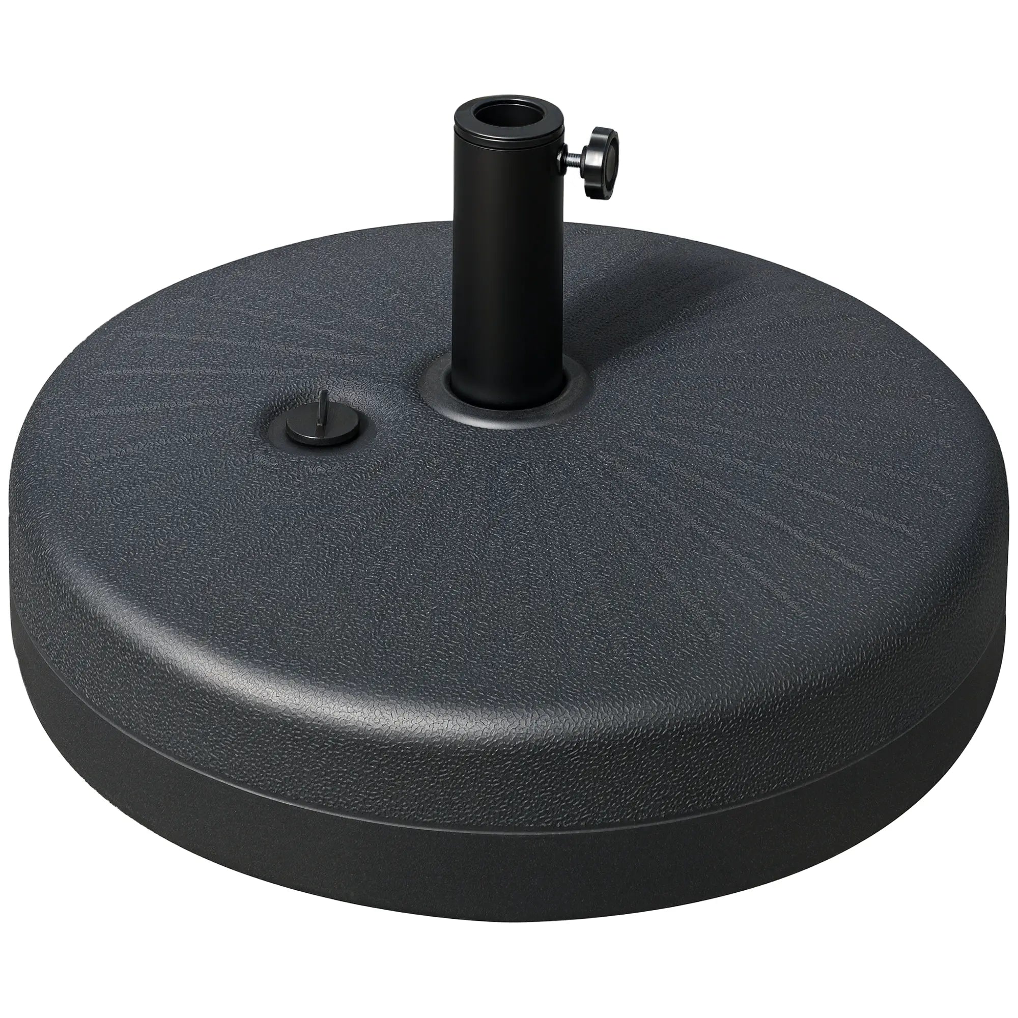 48 lb Heavy Duty Patio Umbrella Base, Water Filled Stand, Black Umbrella Bases at Gallery Canada