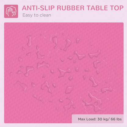 Foldable Pet Grooming Table, Adjustable Arm, Non-Slip Surface, Pink Dog Grooming Tables at Gallery Canada