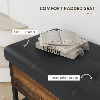 Shoe Storage Bench with Seat, Flip Top, Hidden Space, 4 Pairs Shoe Storage Cabinets & Racks at Gallery Canada