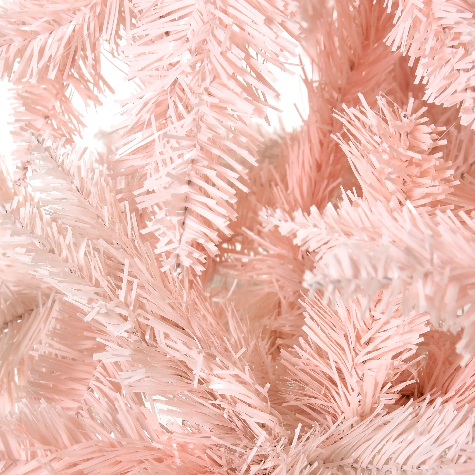 7ft Artificial Christmas Tree, Automatic Open, White and Pink Artificial Christmas Trees at Gallery Canada