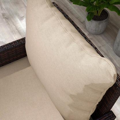 4-Piece Seat Cushion Pillows, Patio Chair Cushions Set, Beige Patio Chair Cushions at Gallery Canada