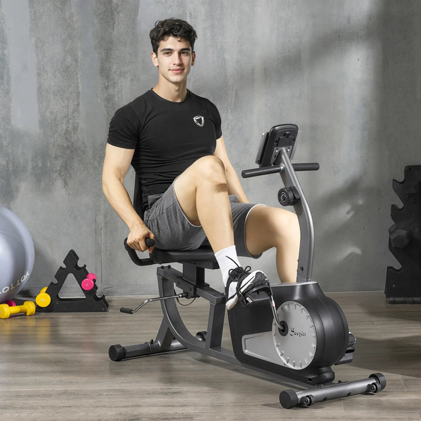Exercise Bike, 8-Level Magnetic Resistance, LCD Display, Adjustable Seat Exercise & Stationary Bikes at Gallery Canada