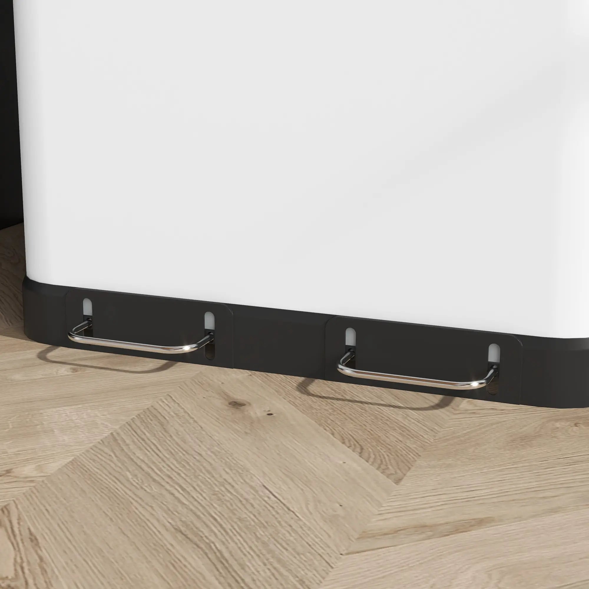 Kitchen Garbage Bin, 2 x 7.9 Gal, Soft-Close With Removable Buckets, White Small Kitchen Appliances at Gallery Canada